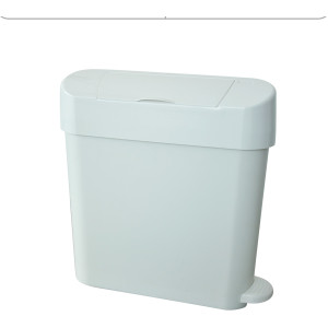 Kôš odpadkový 15 L hygienický s pedálom biely