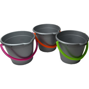Vedro 12L OKRÚHLE s plastovou rúčkou