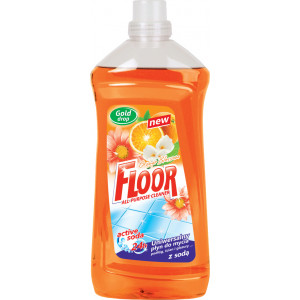 Floor univerzálny čistič 1,5L pomaranč + sóda Floor univerzálny čistič 1,5L pomaranč + sóda