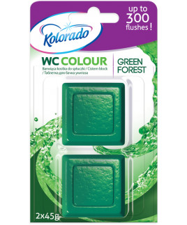 WC tableta zelená do splachovacej nádržky