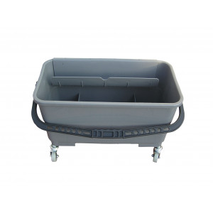 Vedro 22L 45cm pre okennú techniku s kolieskami a odkvapkávačom Vedro 22L 45cm pre okennú techniku s kolieskami a odkvapkávačom