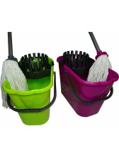 WETmop set 12L Fmix. oválny bavl.biely mop 180gr.