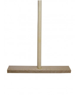 Zmeták 40cm drevený bez štetín s násadou 140cm