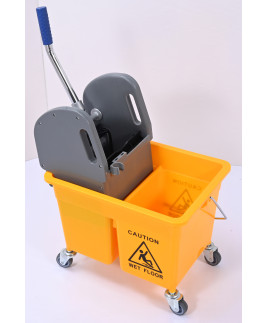 Vozík Doublebucket 2x12 L s vertikálnym lisom