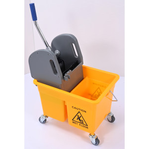 Vozík Doublebucket 2x12 L s vertikálnym lisom Vozík Doublebucket 2x12 L s vertikálnym lisom